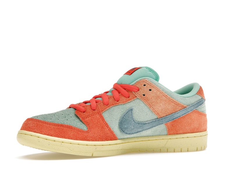 Nike Sb Dunk Low Orange Emerald Rise - Orange/Noise Aqua-Emerald Rise-Lemon Chiffon - DV5429-800 - 17