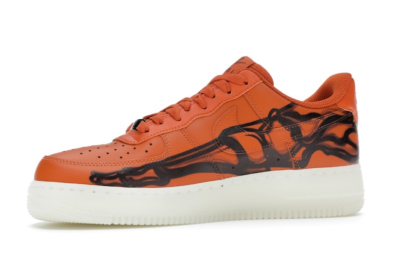 Nike Air Force 1 Low Orange Skeleton Halloween (2020)