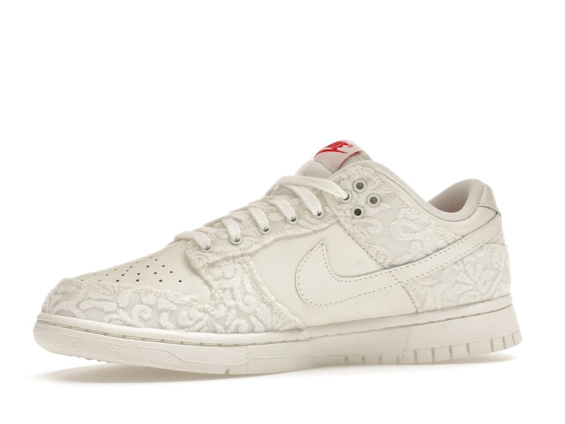 Nike Dunk Low Give Her Flowers Womens - Sail/University Red-Medium Soft Pink - FZ3775-133 - 17