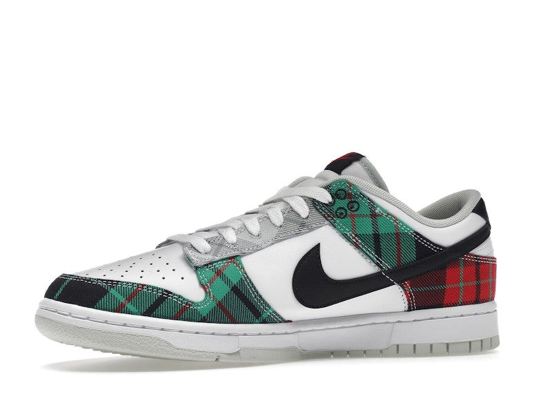 Nike Dunk Low Tartan Plaid - White/Black-White-University Red-Stadium Grey-Light Silver - DV0827-100 - 17