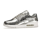 Nike Air Max 90 Metallic Silver 2020 (W) - Metallic Silver/Metallic Silver-White - CQ6639-001 - 17
