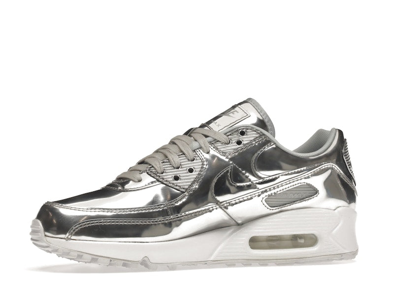 Nike Air Max 90 Metallic Silver 2020 (W) - Metallic Silver/Metallic Silver-White - CQ6639-001 - 17