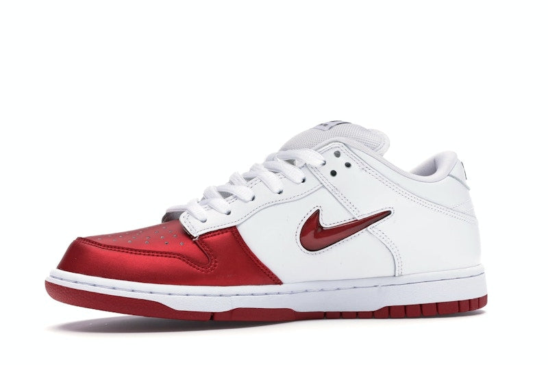 Nike Sb Dunk Low Supreme Jewel Swoosh Red - Varsity Red/Varsity Red-White-Black - CK3480-600 - 17