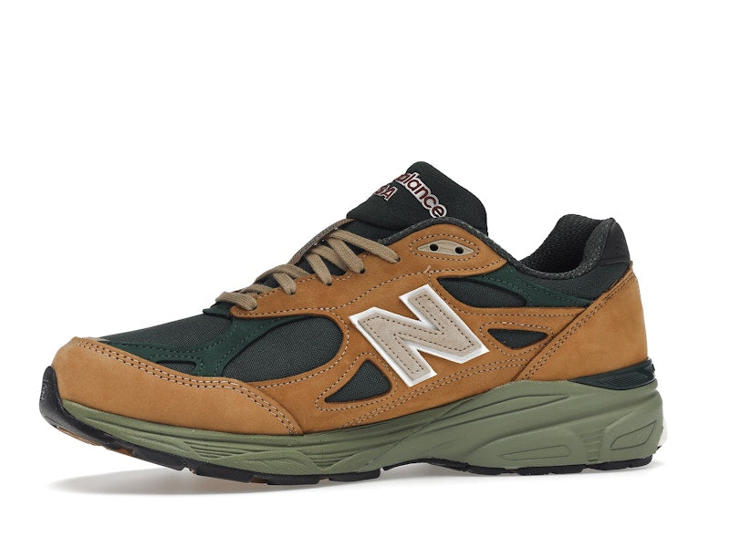 New Balance 990v3 MiUSA Tan Green, vista a 360 gradi 17 di 36