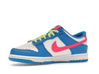 Nike Dunk Low Photo Blue White Light Lemon Twist Hyper Pink (GS), vista a 360 gradi 17 di 36