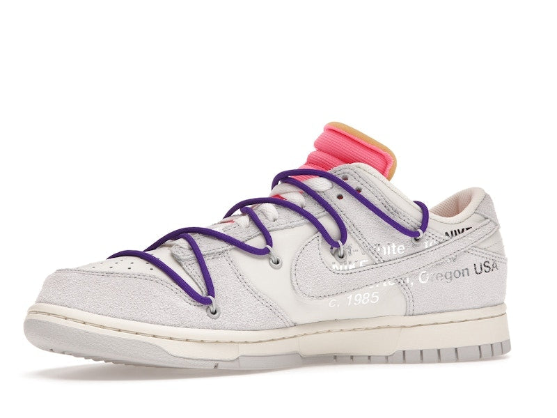 Nike Dunk Low Off White Lot 15, vista a 360 gradi 17 di 36