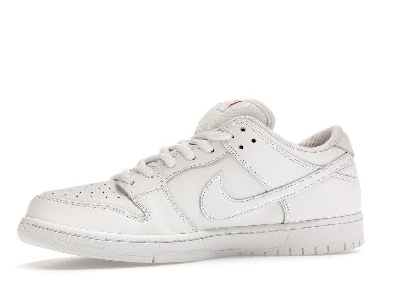 Nike Sb Dunk Low Pro Triple White - White/White/White/White - FJ1674-100 - 17
