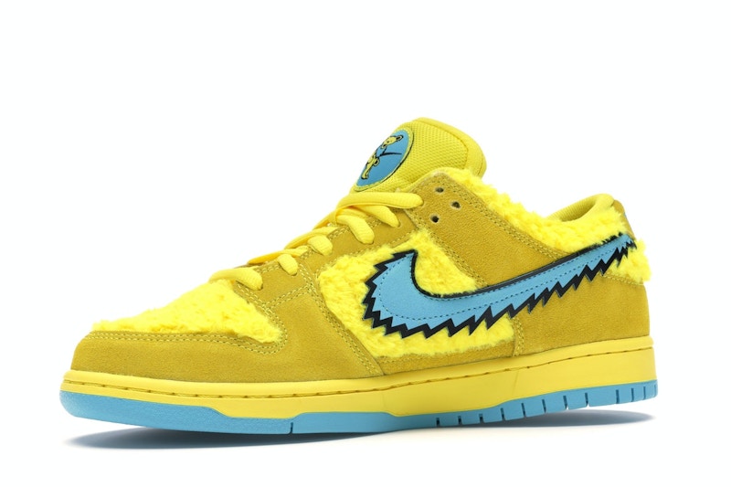 Nike Sb Dunk Low Grateful Dead Bears Yellow - Opti Yellow/Blue Fury - CJ5378-700 - 17