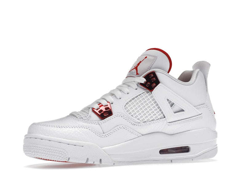 Air Jordan 4 Retro Metallic Red (GS) - White/University Red-Metallic Silver - air-jordan-4-retro-metallic-red-gs - 17