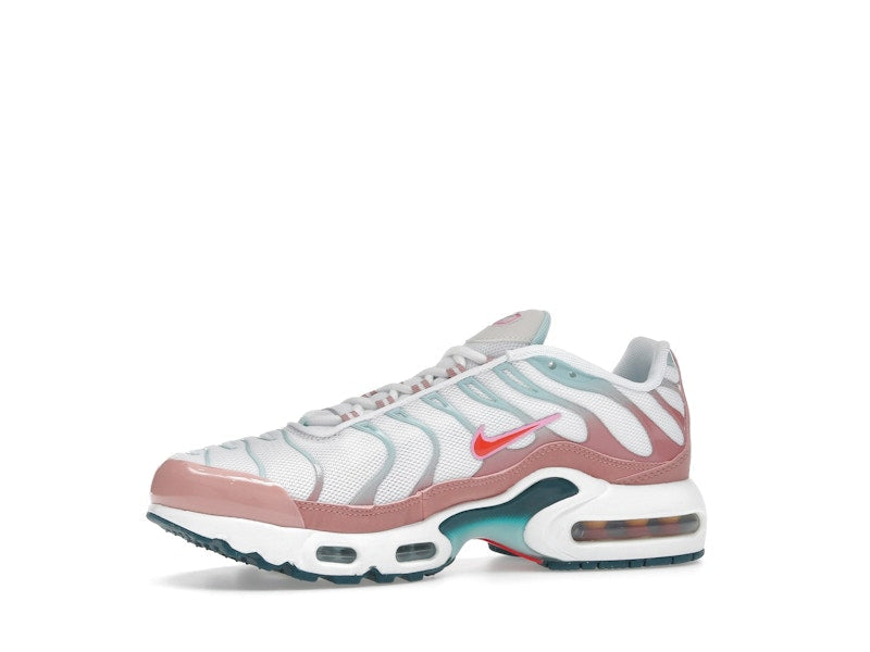 Nike Air Max Plus White Red Stardust Jade Ice Siren Red (GS), vista a 360 gradi 17 di 36