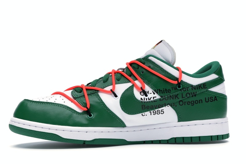 Nike Dunk Low Off White Pine Green - White/Pine Green-Pine Green - CT0856-100 - 18