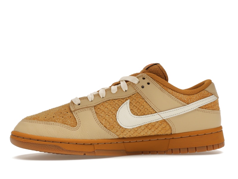 Nike Dunk Low Waffle - Wheat/Coconut Milk/Sesame/Black/Total Orange - FZ4041-744 - 18