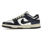 Nike Dunk Low Vintage Navy Womens - White/Midnight Navy-Coconut Milk - FN7197-100 - 18