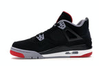 Air Jordan 4 Retro Bred 2019 (GS) - Black/Fire Red-Cement Grey-Summit White - air-jordan-4-retro-bred-2019-gs - 18