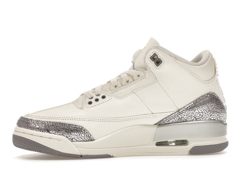 Air Jordan 3 Retro Sail Cement Grey, vista a 360 gradi 18 di 36