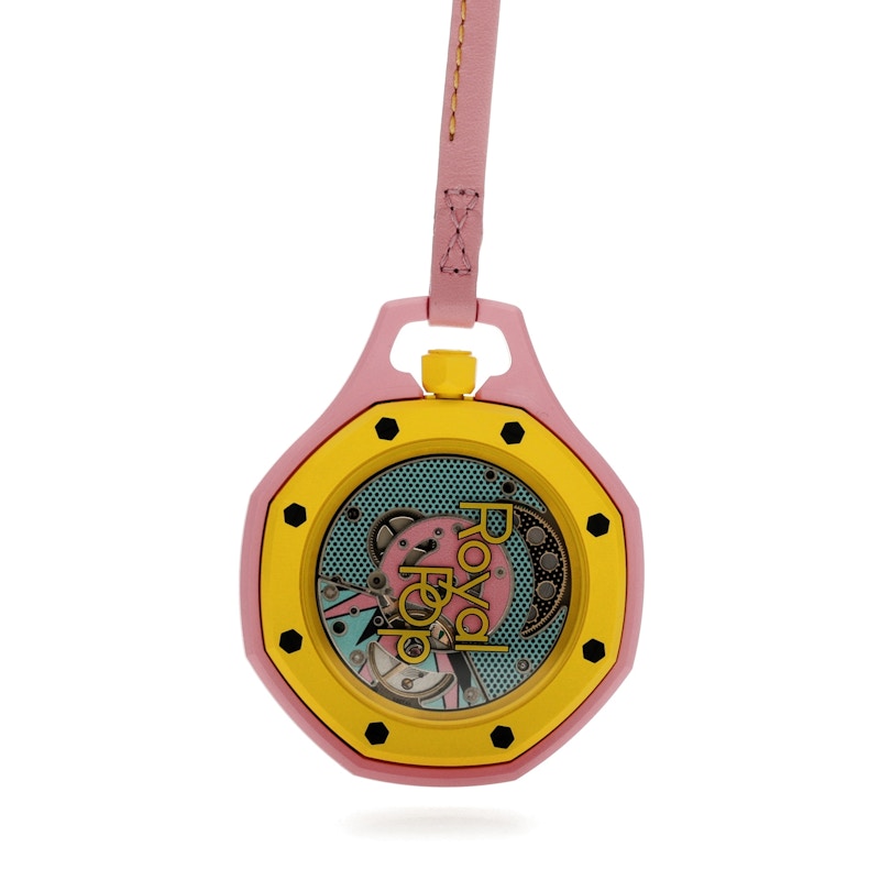Swatch x Audemars Piguet AP Bioceramic Royal Pop Savonnette Otg Roz SSX03J100N, vista a 360 gradi 18 di 36
