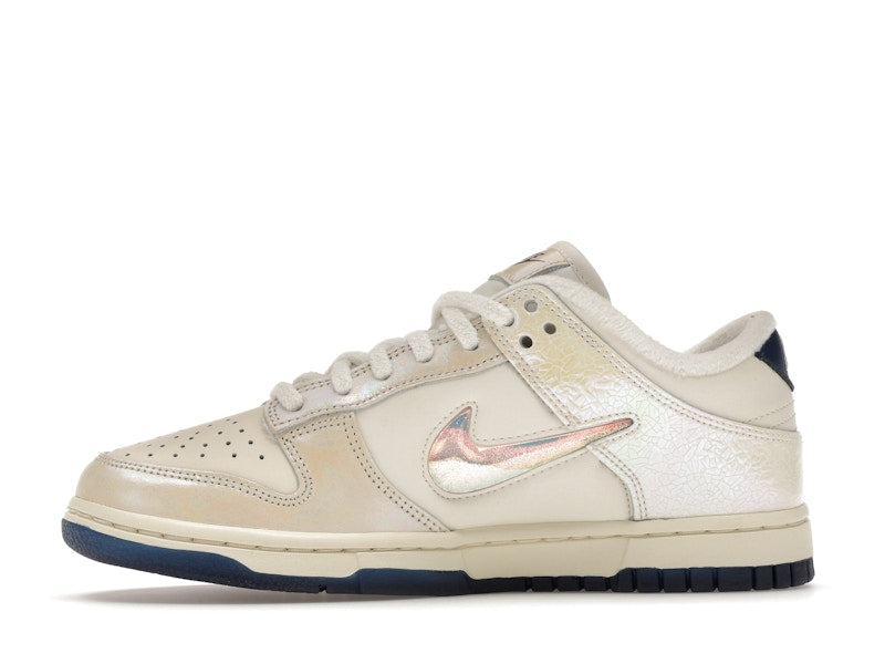 Nike Dunk Low Metallic Jewel Swoosh Sail Womens - Sail/Sail-Black - IM6571-027 - 18
