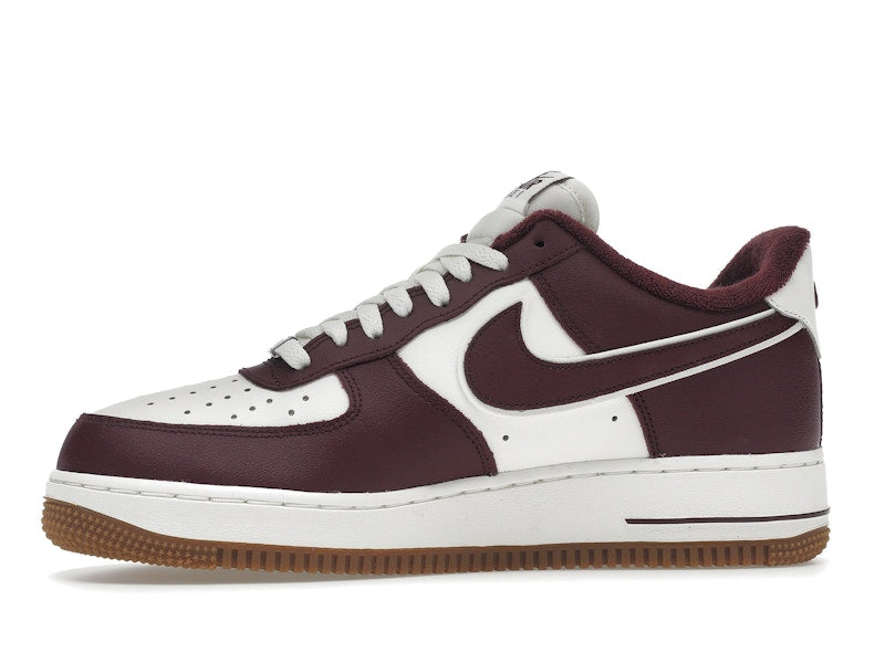Nike Air Force 1 Low College Pack Night Maroon - Sail/Night Maroon-Gum Medium Brown - DQ7659-102 - 18