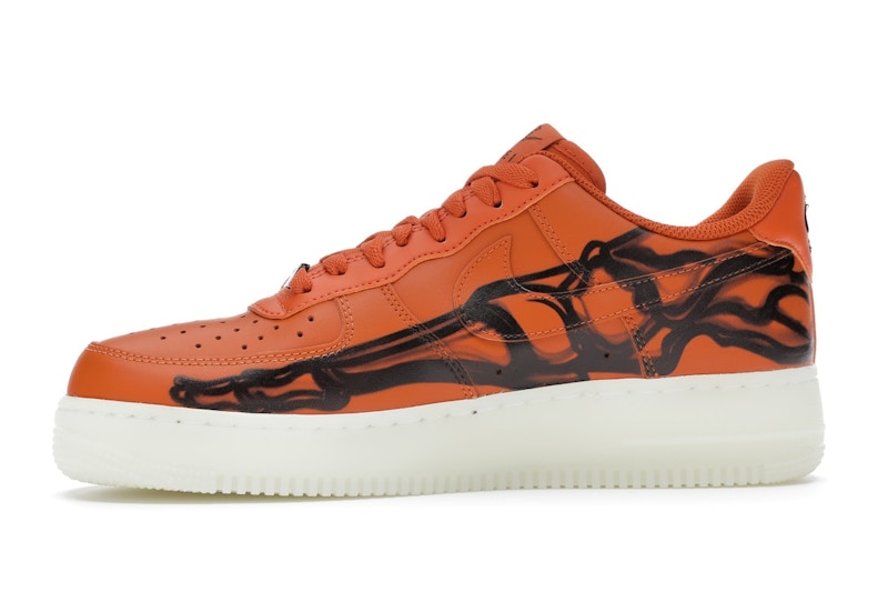Nike Air Force 1 Low Orange Skeleton Halloween (2020)