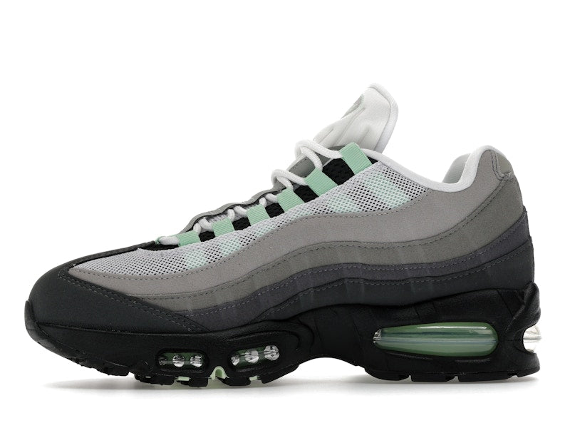 Nike Air Max 95 Og Big Bubble Fresh Mint Womens - Black/Fresh Mint/White/Medium Grey/Anthracite/Light Graphite - HJ5996-005 - 18