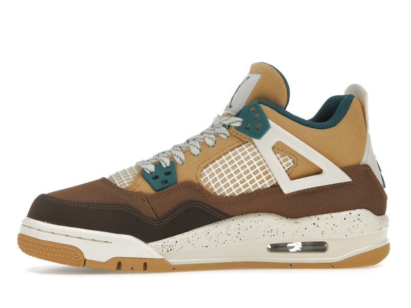 Air Jordan 4 Retro Cacao Wow (GS) - Cacao Wow/Geode Teal/Ale Brown/Twine/Sail/Luminous Green - FB2214-200 - 18