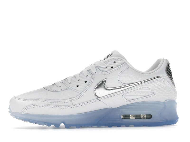 Nike Air Max 90 Terrascape White Croc Blue Tint - White/Blue Tint/Pure Platinum/Chrome - IU3638-100 - 18