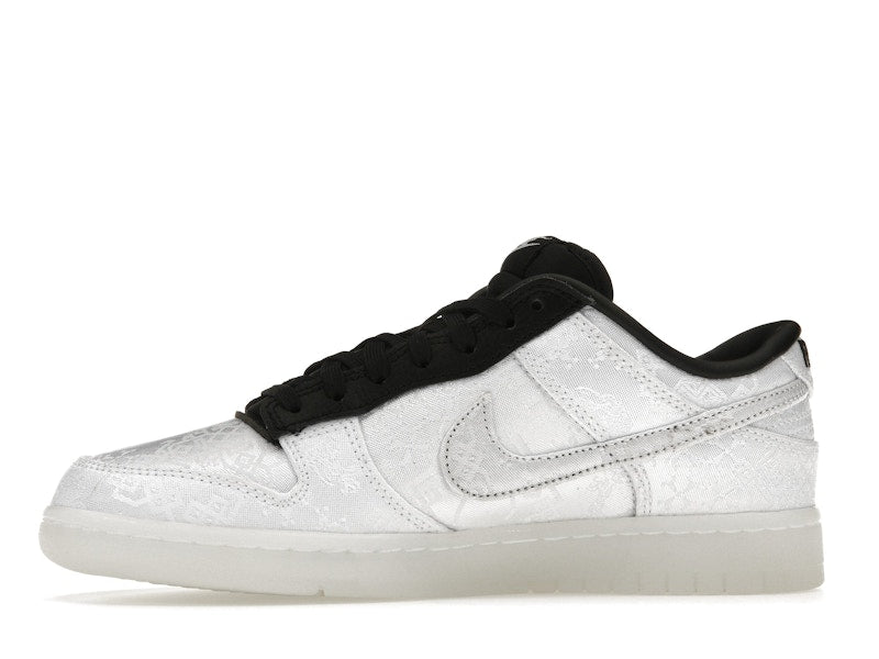 Nike Dunk Low Clot Fragment White - White/Black - FN0315-110 - 18