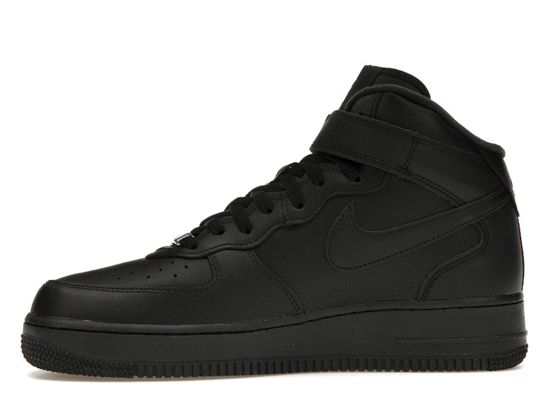 Nike Air Force 1 Mid Supreme Black, vista a 360 gradi 18 di 36