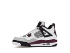 Air Jordan 4 Retro PSG Paris Saint-Germain (GS) - White/Bordeaux-Neutral Grey-Black - CZ6509-100 - 18