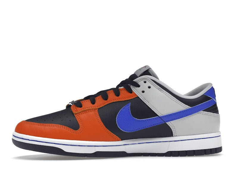 Nike Dunk Low EMB NBA 75th Anniversary Knicks - Black/Racer Blue-Grey Fog-Orange - DD3363-002 - 18