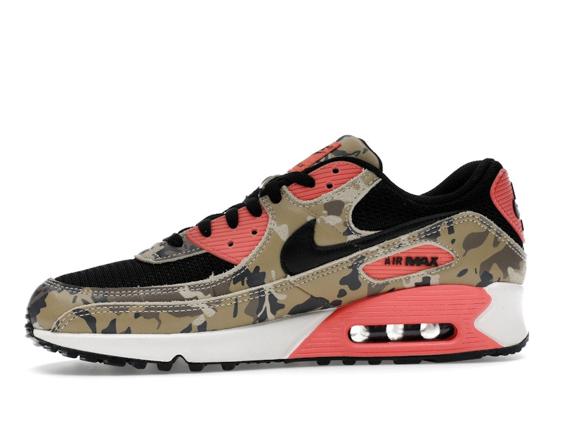 Nike Air Max 90 Premium Magic Ember Camo - Light Khaki/Black/Magic Ember/Mink Brown/Medium Ash/Parachute Beige - IF1721-200 - 18