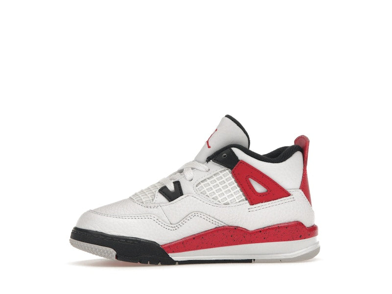 Air Jordan 4 Retro Red Cement (TD) - White/Fire Red/Black/Neutral Grey - BQ7670-161 - 18