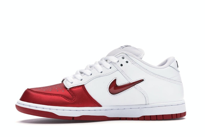 Nike Sb Dunk Low Supreme Jewel Swoosh Red - Varsity Red/Varsity Red-White-Black - CK3480-600 - 18