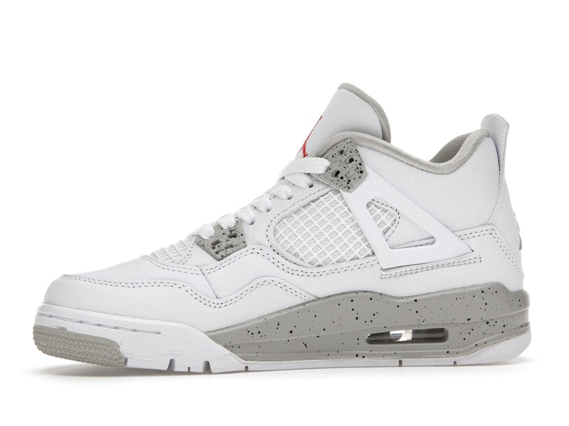 Air Jordan 4 Retro White Oreo 2021 (GS) - White/Tech Grey-Black-Fire Red - DJ4699-100 - 18