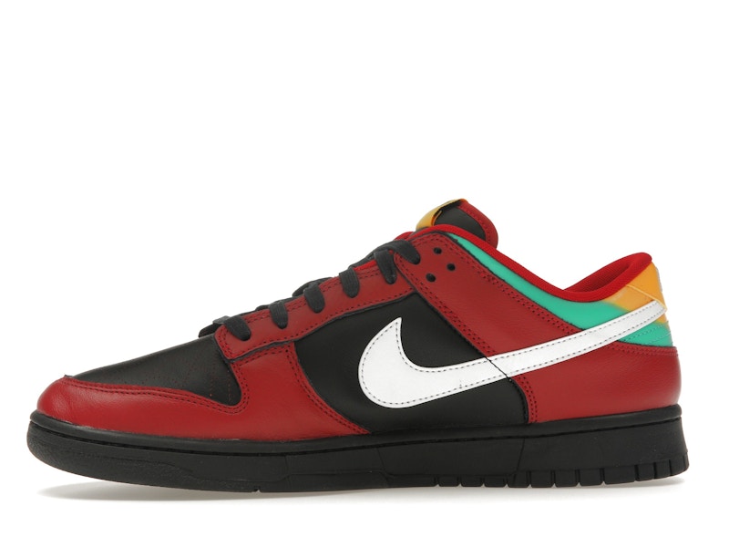 Nike Dunk Low Biker Tattoos - Black/White/Gym Red/University Gold/Atomic Teal - FZ3057-001 - 18