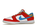 Nike Dunk Low Qs Lebron James Fruity Pebbles - Habanero Red/Laser Blue/White - DH8009-600 - 18