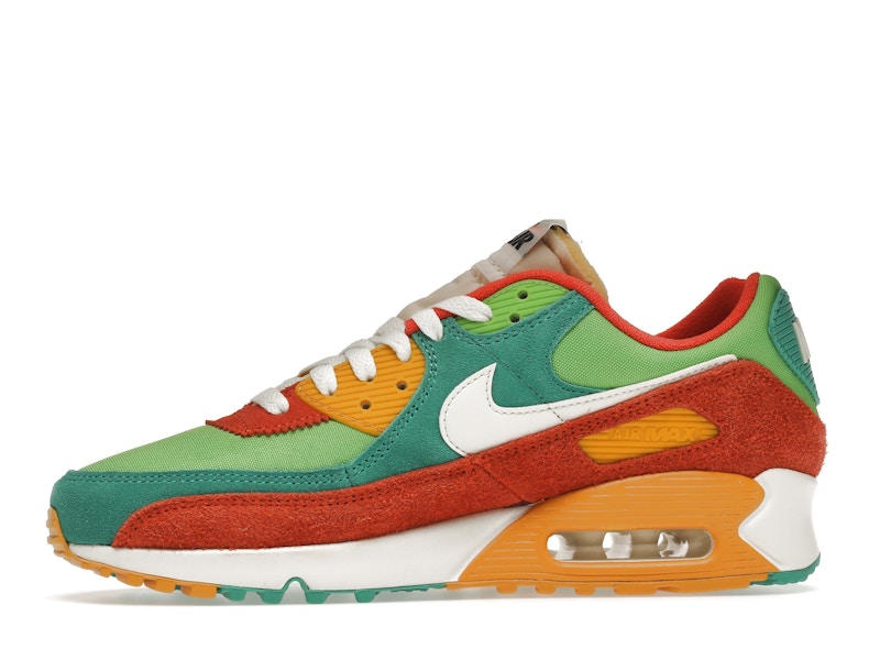 Nike Air Max 90 SE Running Club - Roma Green/Sail/Orange/Mean Green - DC9336-300 - 18