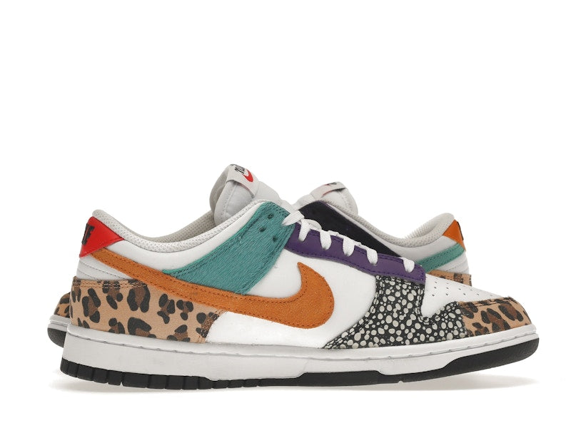 Nike Dunk Low Safari Mix (W) - White/Washed Teal/Electro Purple - DN3866-100 - 18