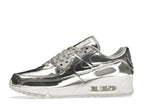 Nike Air Max 90 Metallic Silver 2020 (W) - Metallic Silver/Metallic Silver-White - CQ6639-001 - 18