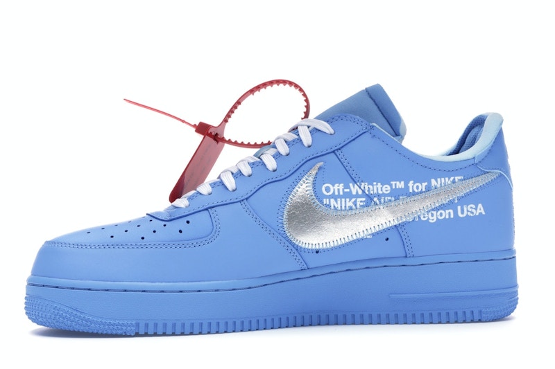 Nike Air Force 1 Low Off White University Blue - University Blue/Metallic Silver-White - CI1173-400 - 18