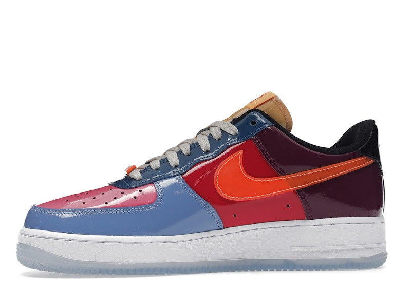 Nike Air Force 1 Low Undefeated Multi Patent - Polar/Total Orange-Multi-Color - DV5255-400 - 18