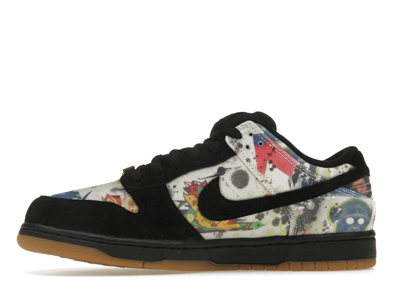 Nike SB Dunk Low Supreme Rammellzee, vista a 360 gradi 18 di 36