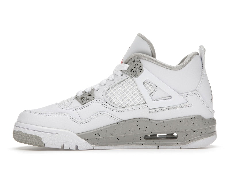 Air Jordan 4 Retro White Oreo 2021 (GS) - White/Tech Grey-Black-Fire Red - DJ4699-100 - 19