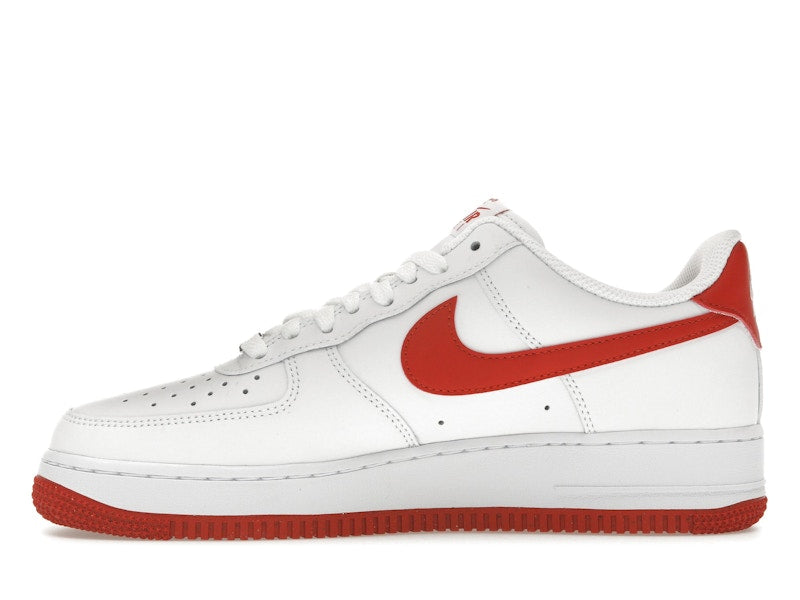 Nike Air Force 1 07 Dragon Red - White/White/Dragon Red - FJ4146-106 - 19