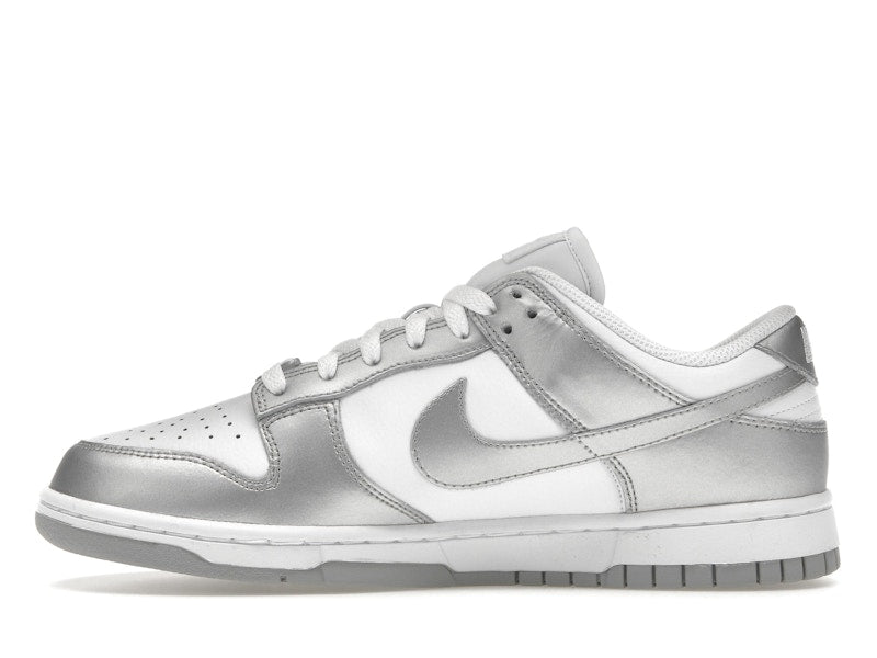 Nike Dunk Low Metallic Silver Womens - White/Metallic Silver/Blue Joy - FV1311-100 - 19