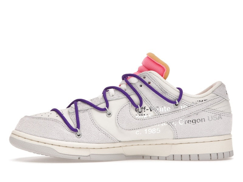 Nike Dunk Low Off White Lot 15, vista a 360 gradi 19 di 36