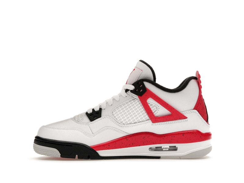 Air Jordan 4 Retro Red Cement (GS) - White/Fire Red/Black/Neutral Grey - air-jordan-4-retro-red-cement-gs - 19