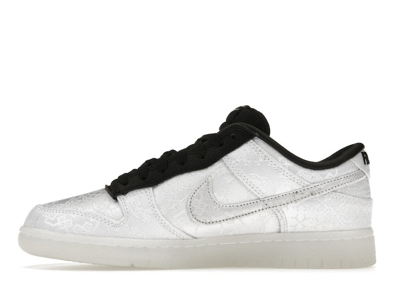 Nike Dunk Low Clot Fragment White - White/Black - FN0315-110 - 19