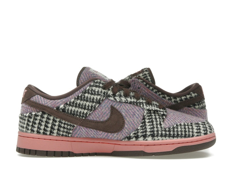 Nike Dunk Low Harris Tweed Purple Pink (Women's), vista a 360 gradi 19 di 36