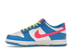 Nike Dunk Low Photo Blue White Light Lemon Twist Hyper Pink (GS), vista a 360 gradi 19 di 36